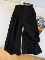 PENDRA Cashmere Touch High Waist Wide Leg Pants
