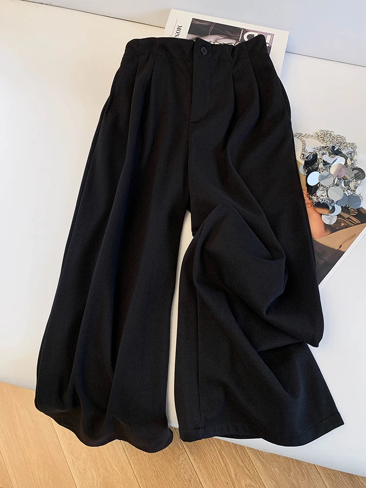 PENDRA Cashmere Touch High Waist Wide Leg Pants