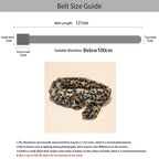PENDRA Galara Leopard Print Belt