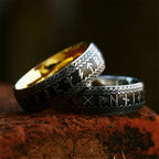PENDRA Runestone Nordic Viking Rune Ring