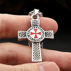 PENDRA Crossshield Stainless Steel Cross Shield Pendant