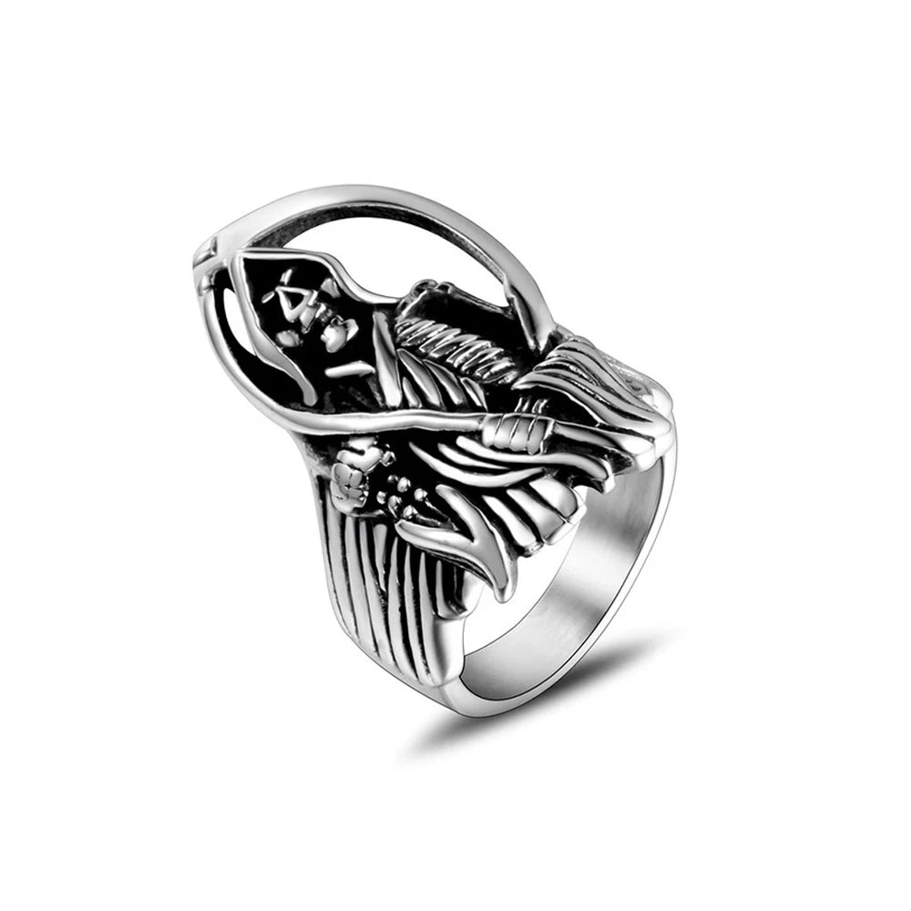 PENDRA Grimreaper Vintage Grim Reaper Skull Ring