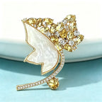 PENDRA Mapletta Elegant Maple Leaf Brooch