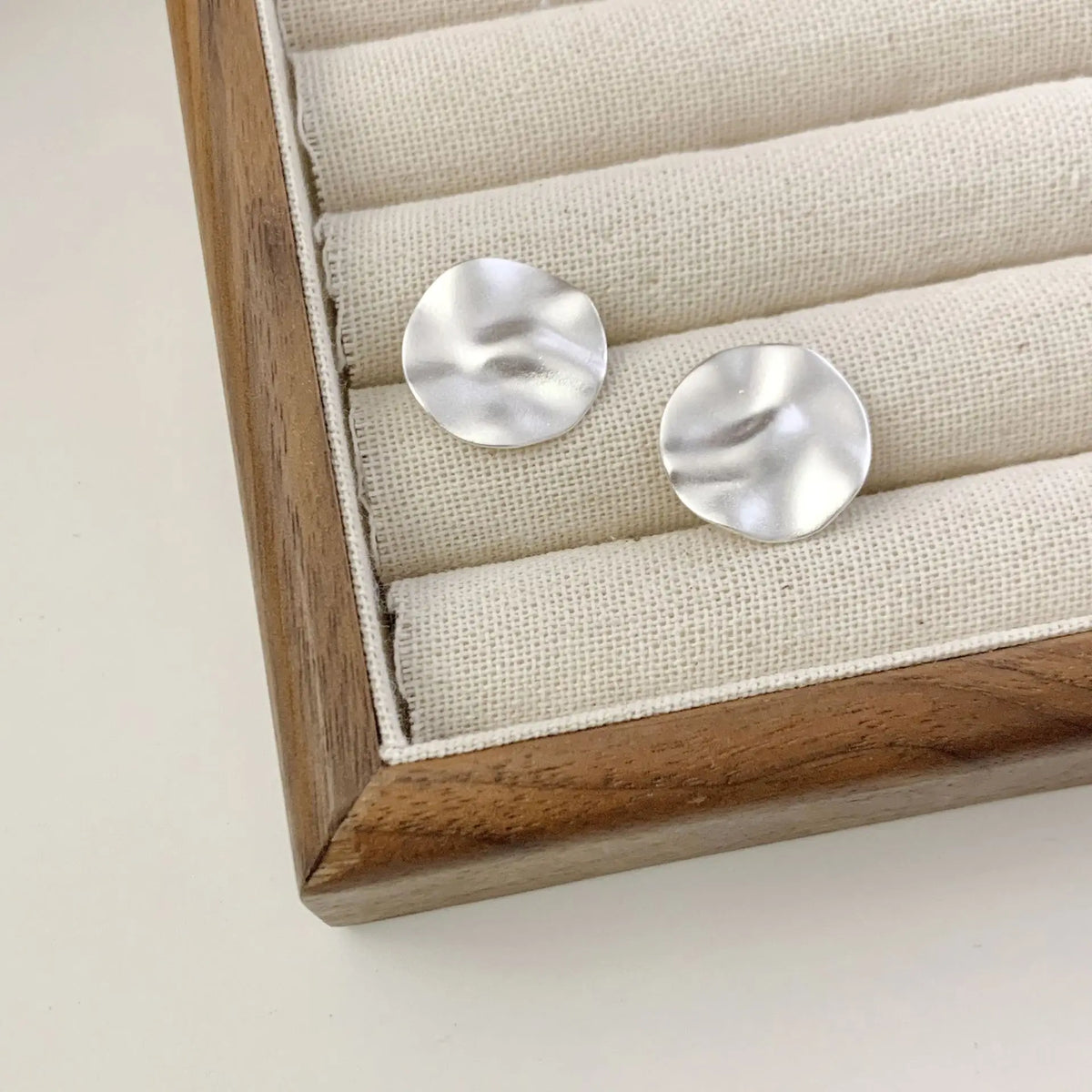 PENDRA Sterling Silver Studs Earrings