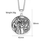 PENDRA Anubis 316L Stainless Steel God of Death Pendant