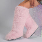 PENDRA Knee Warm Imitation Boots