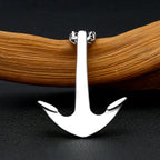 PENDRA Vikinganchor Simple Stainless Steel Anchor Necklace