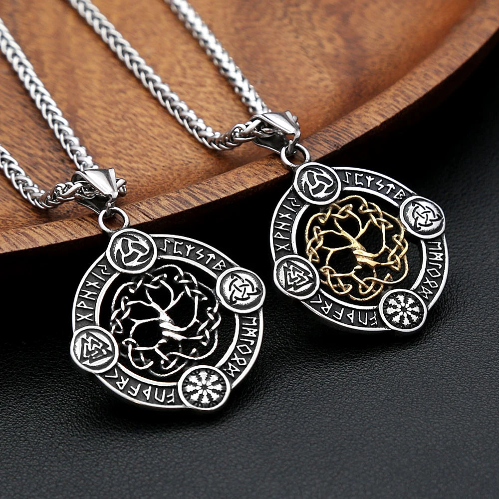 PENDRA Arboris Vintage Viking Tree of Life Necklace