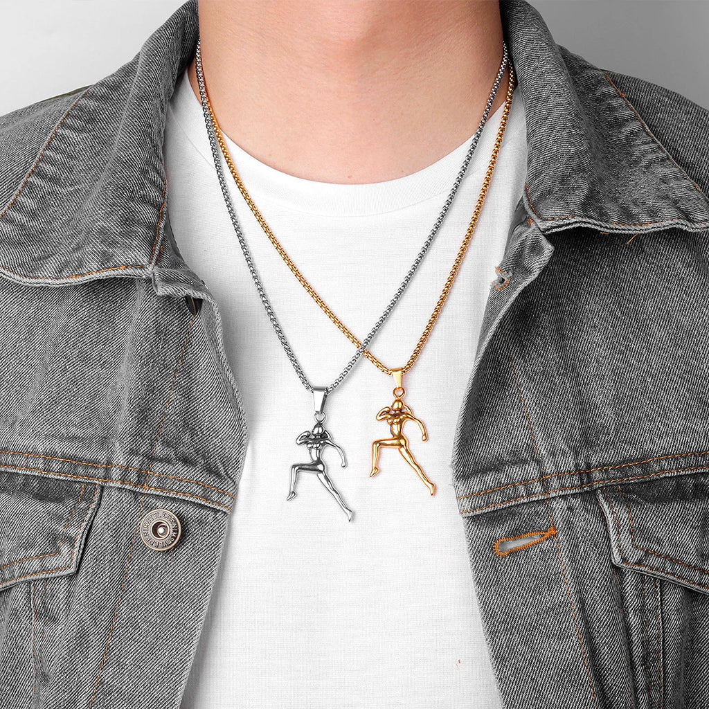 PENDRA Wrenmire Fitness Motif Necklace