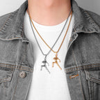 PENDRA Wrenmire Fitness Motif Necklace