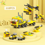 PENDRA Engineering Police Tank Building Set