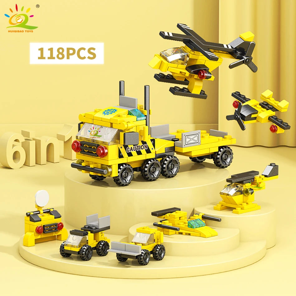 PENDRA Engineering Police Tank Building Set