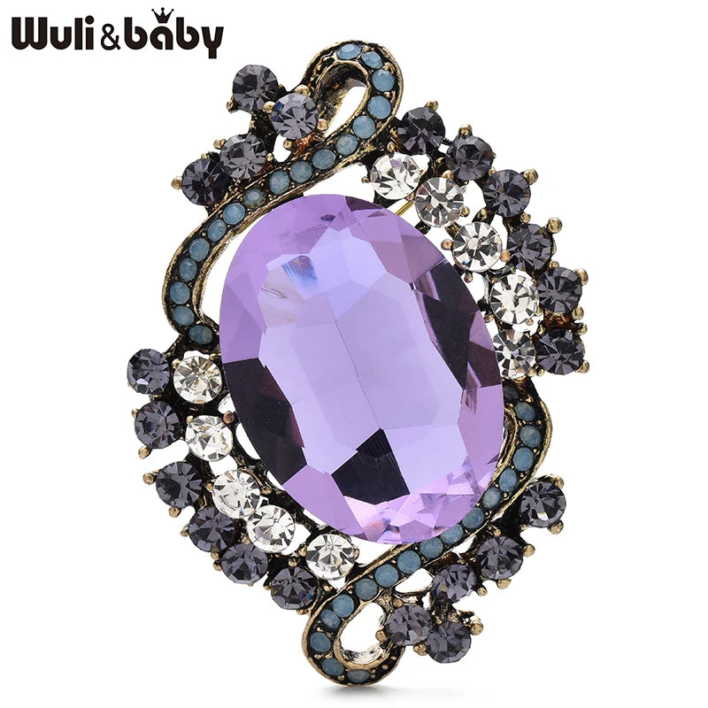 PENDRA Virelle2 Geometric Brooch