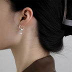 PENDRA Liquid Lava Sterling Silver Earrings