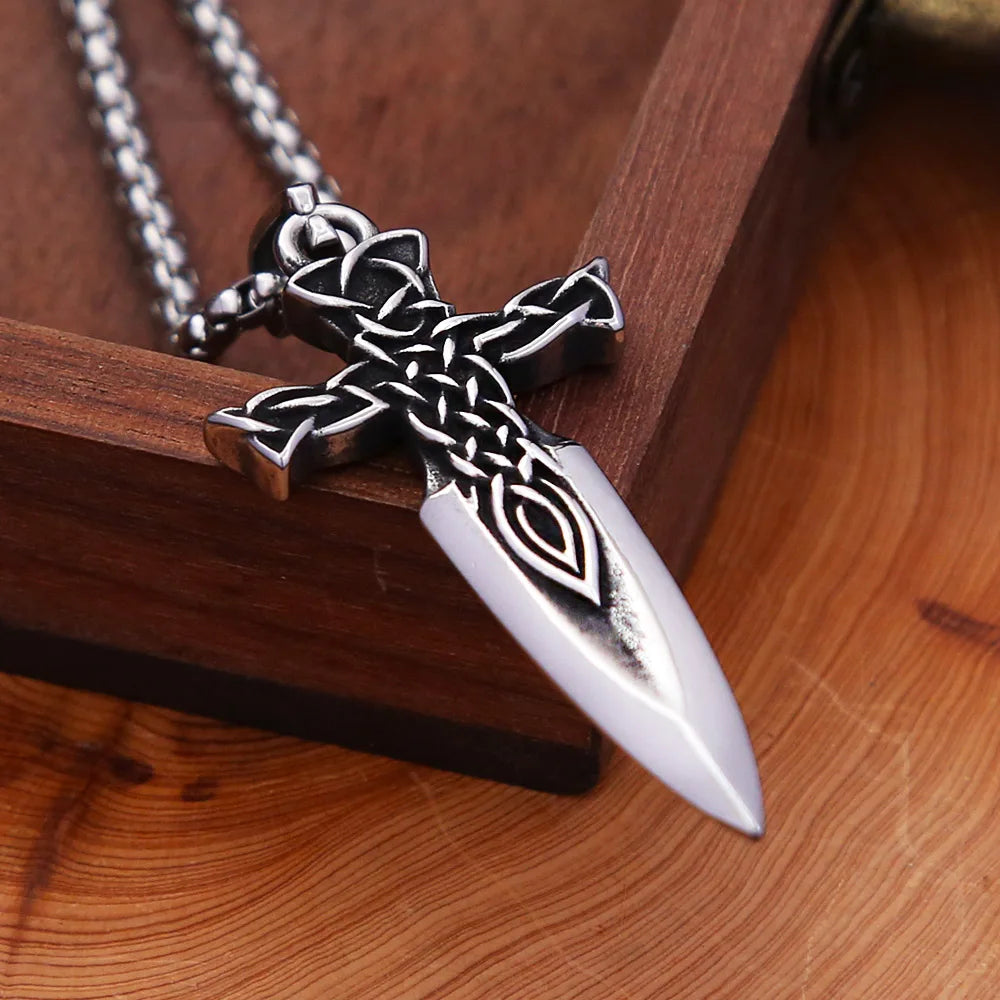 PENDRA Nordicblade Viking Sword Pendant Necklace