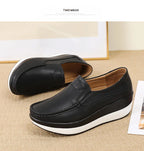 PENDRA Leather Sports Platform Shoes