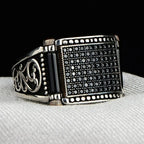 PENDRA Marcasite Black Ring