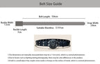 PENDRA Rheaine Leather Punk Hollow Belt