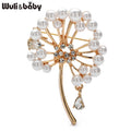 PENDRA Dandeline Elegant Pearl Dandelion Brooch
