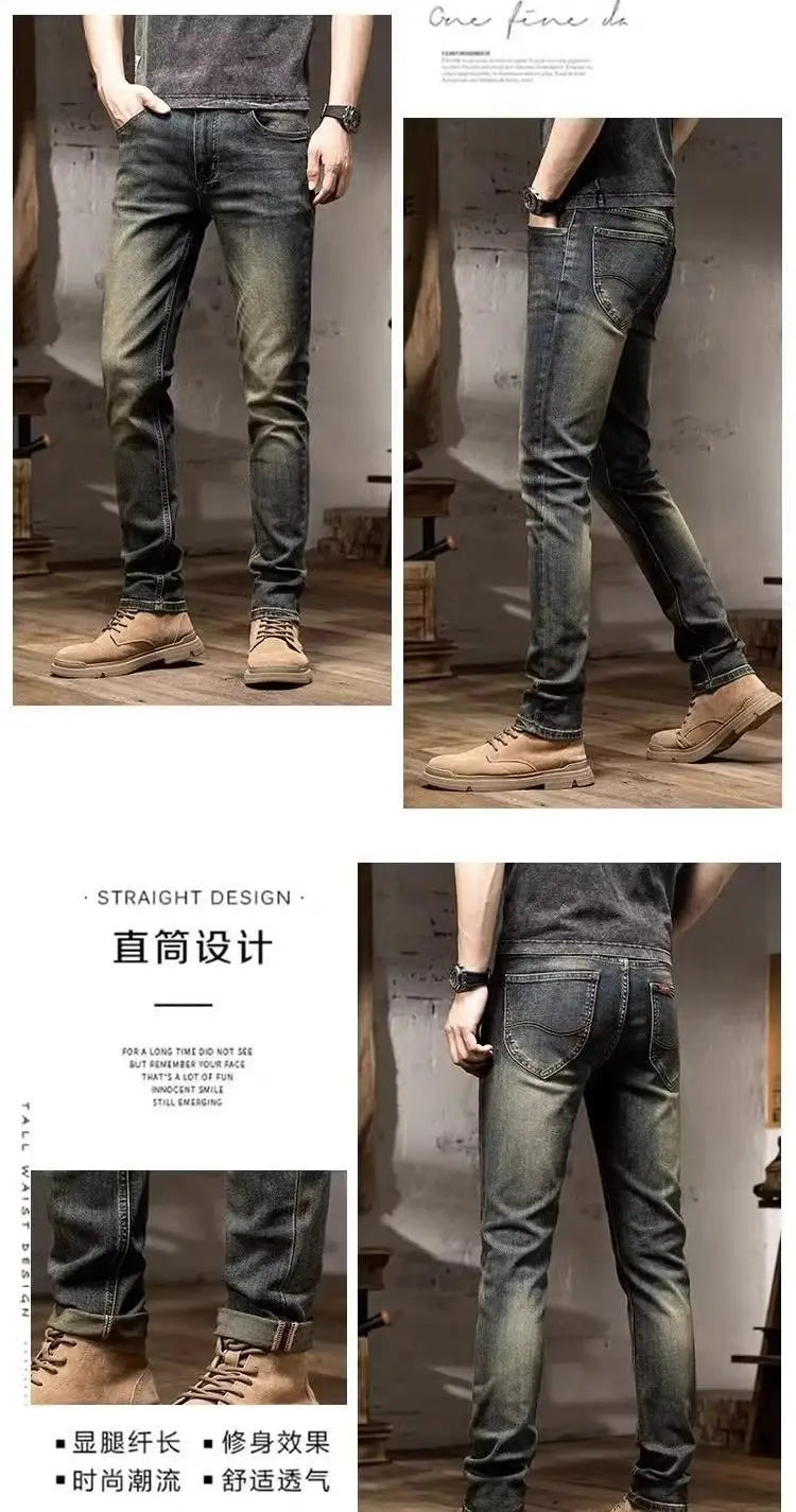 PENDRA Washed Straight Nostalgic Pants