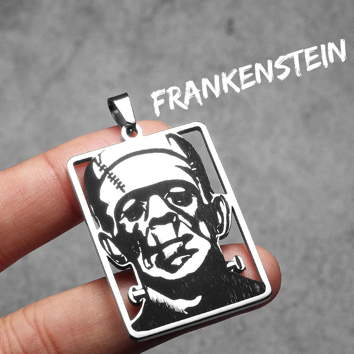 PENDRA Frankenstein Sweater Steel Necklace