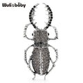 PENDRA Big Enamel Beetle Brooch