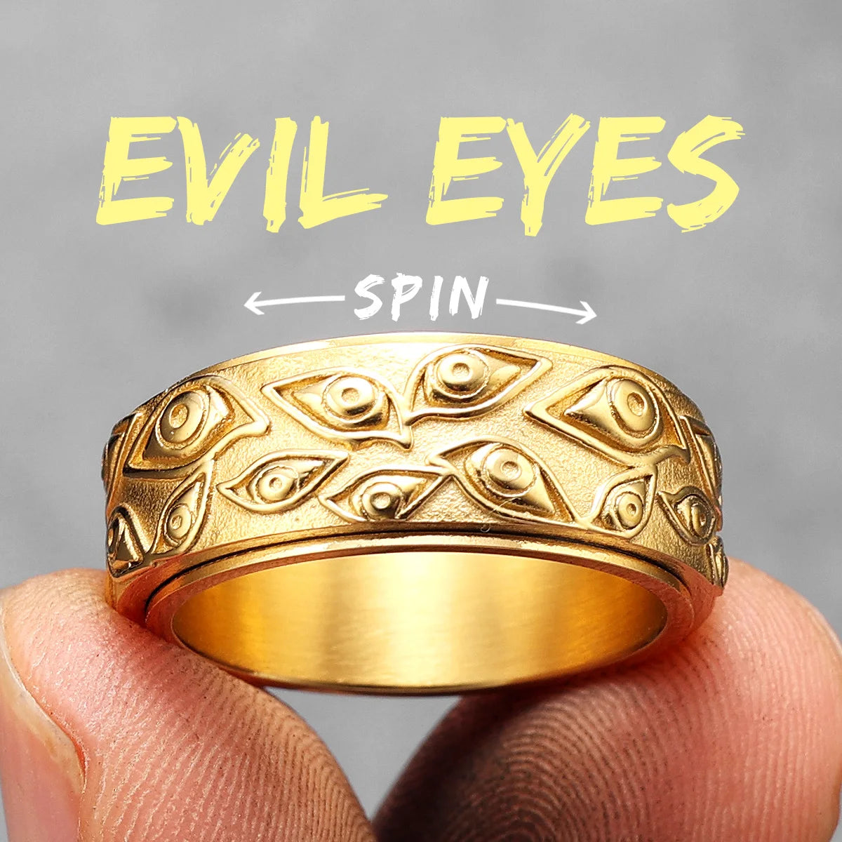 PENDRA Devil Multi Eyes Ring