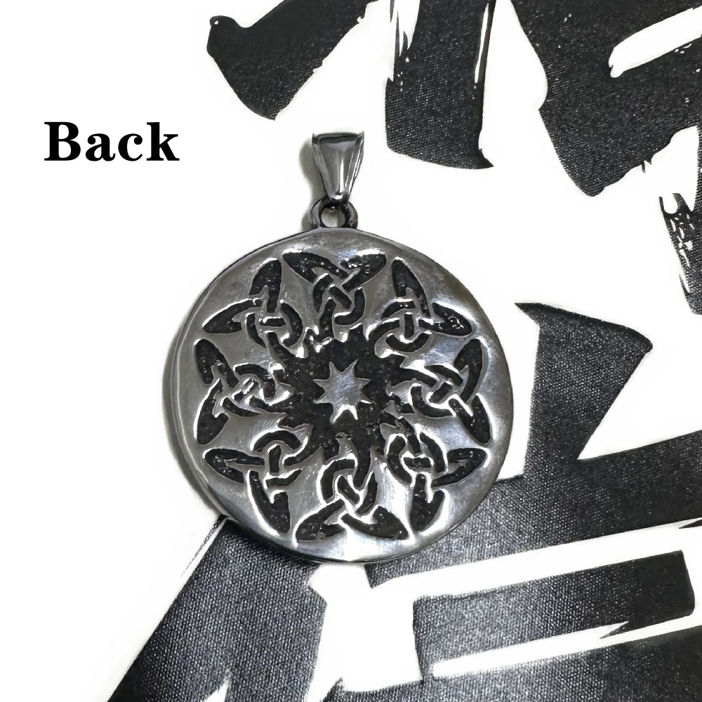 PENDRA Celtic Knot Rune Vintage Necklace