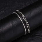 PENDRA Figaro Silver Bracelet