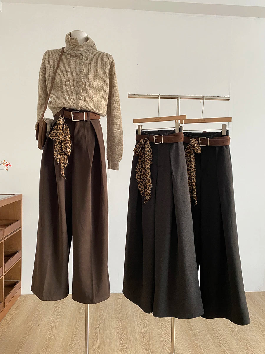 PENDRA Commuter Chic Woolen Pants