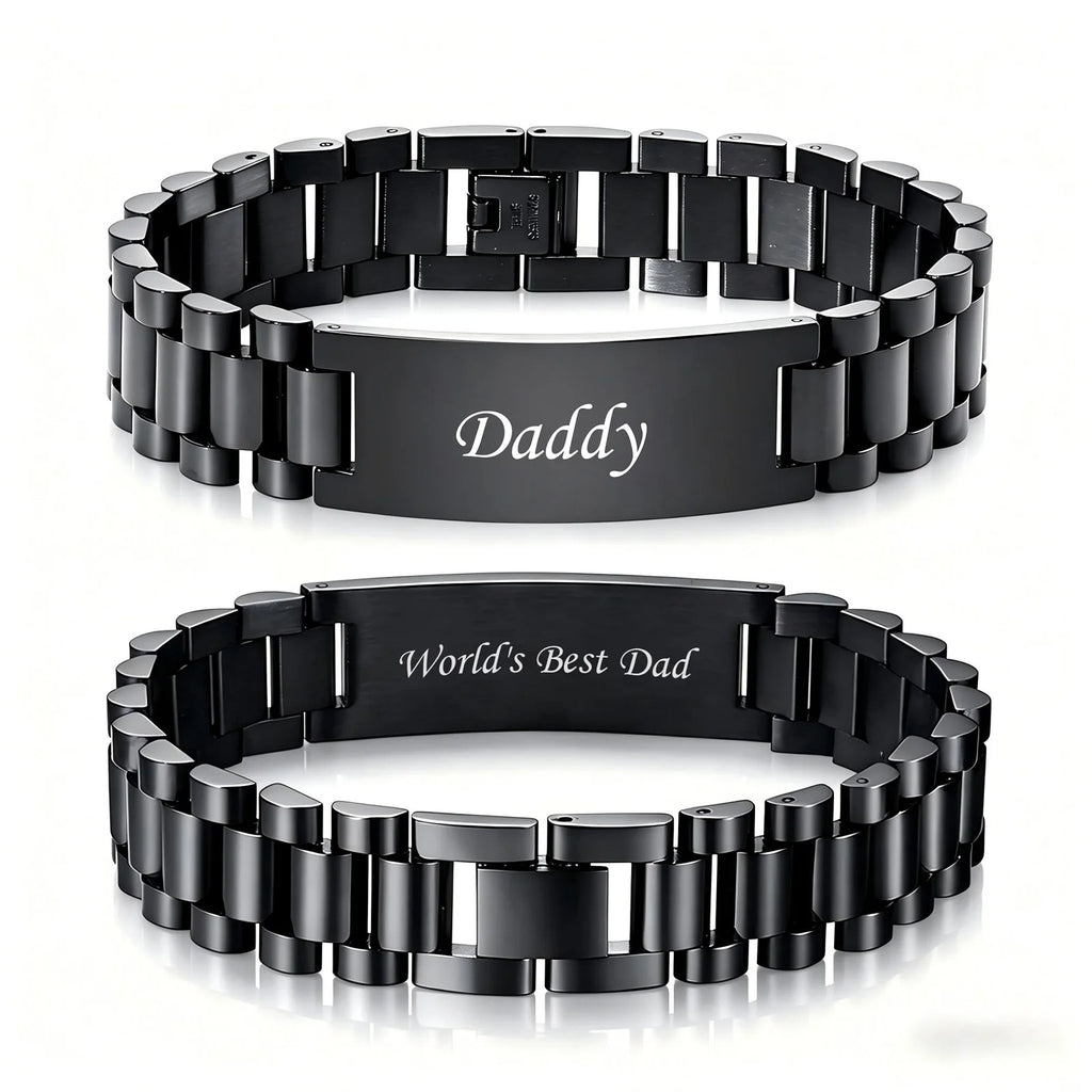 PENDRA Engraved Touching Bracelet