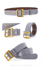 PENDRA Celeseva Leather D-Buckle Elegant Belt