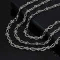 Hiphop Lips Necklaces for Men Boys,Never Fade Irregular Knot Splicing Collars,Cool Rock Punk Jewelry Gifts