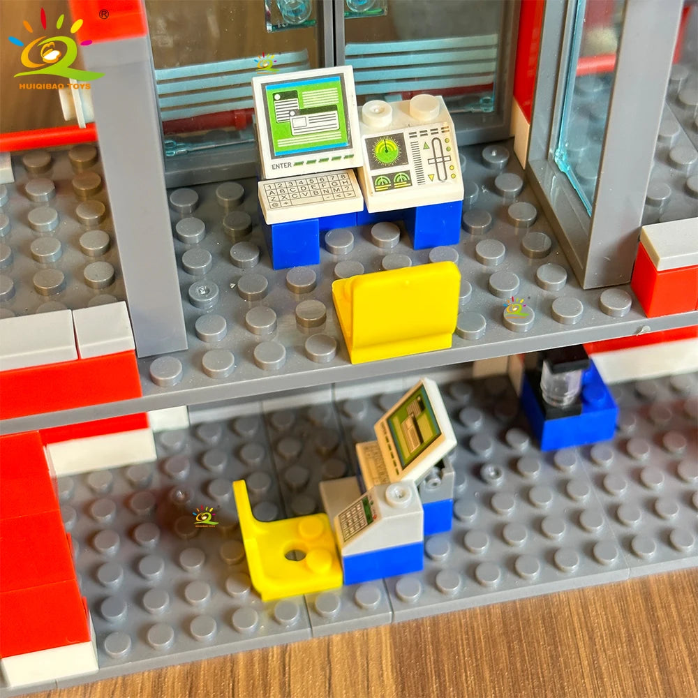 PENDRA Fire Station Helicopter Building Set