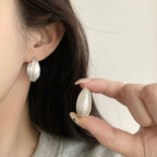 PENDRA Water Sterling Silver Earrings