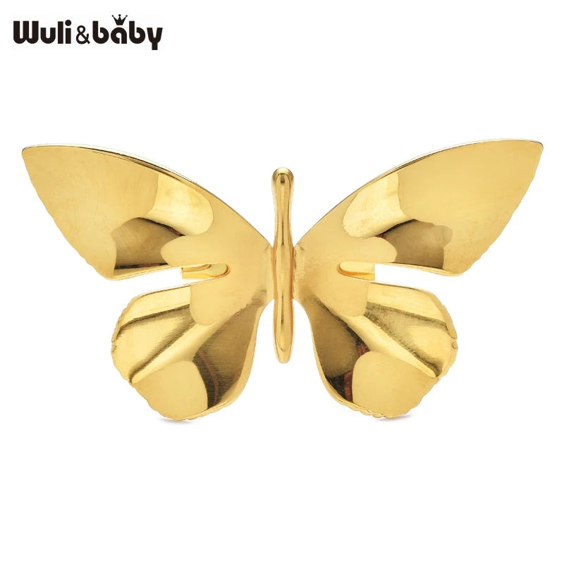 PENDRA Silverwing Butterfly Stainless Steel Brooch