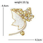 PENDRA Mapletta Elegant Maple Leaf Brooch