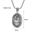 PENDRA Sacredheart Jesus Sacred Heart Pendant Necklace