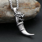 PENDRA Wolfthorn Stainless Steel Wolf Tooth Pendant