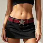 PENDRA Velaine Leather Black Belt