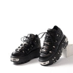 PENDRA Lace Platform Ankle Boots