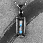 PENDRA Hourglass Steel Necklace