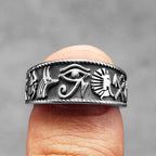 PENDRA Egypt Pharaoh Eye Steel Ring