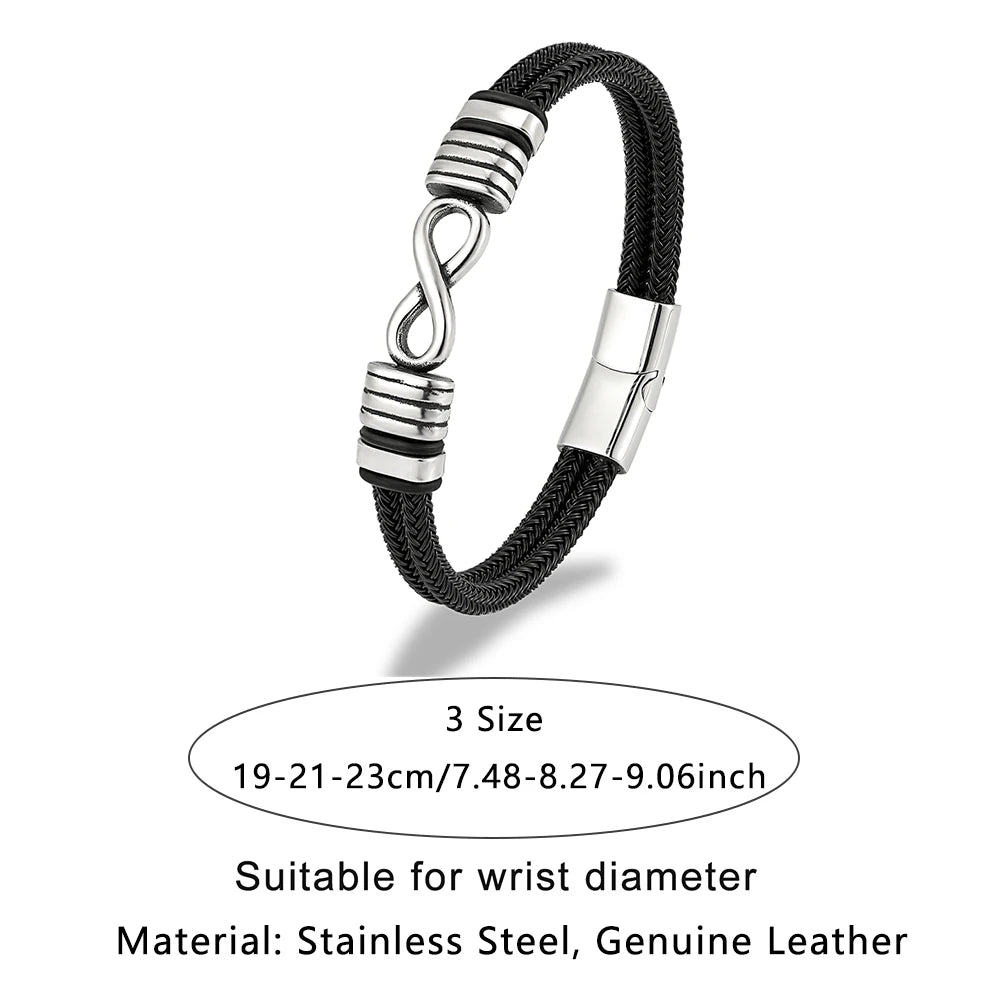 PENDRA Infinity Classic Steel Bracelet
