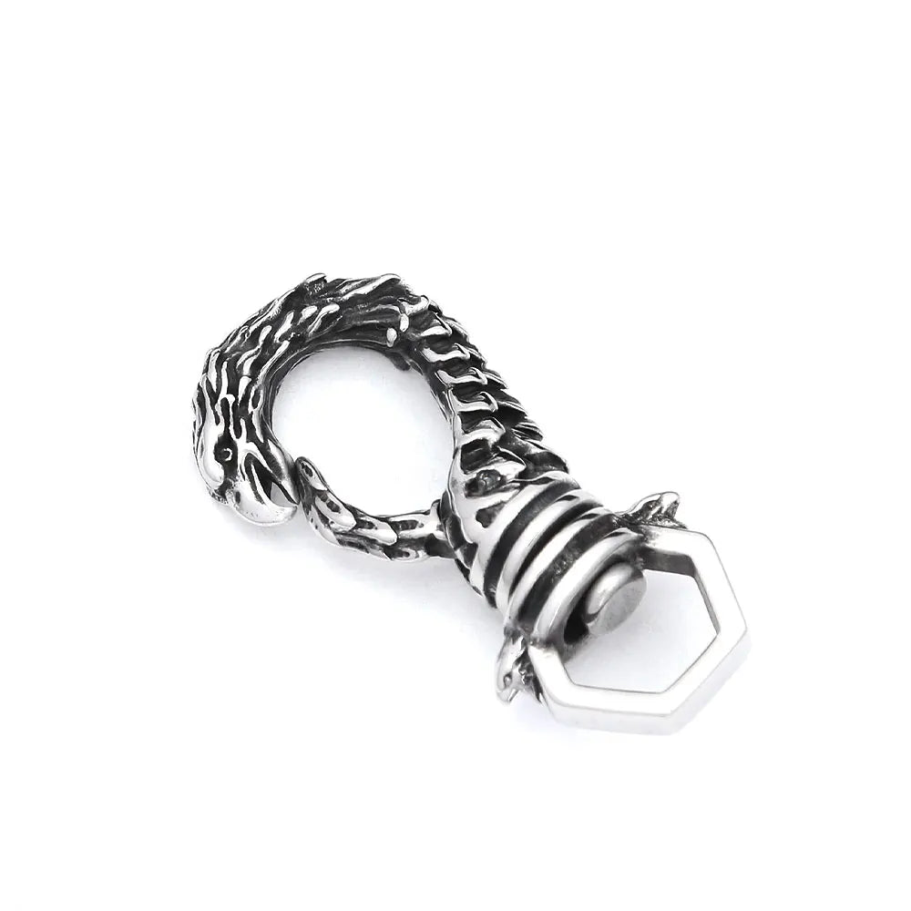 PENDRA Dragonkey 316L Stainless Steel Dragon Keychain
