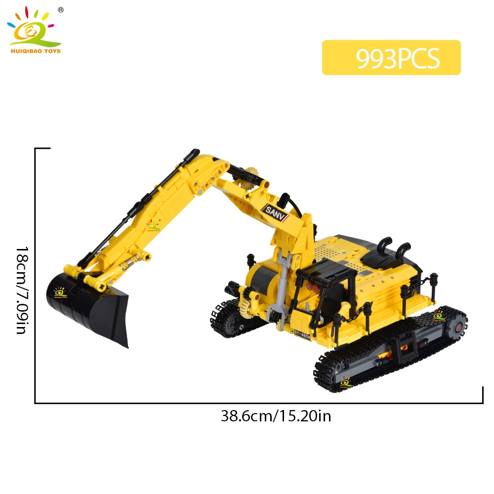 PENDRA Engineering Technical Excavator Building Set