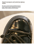 -40 2025 New Women's Winter Moon Medium Tube Waterproof Space Ankle Snow Boots