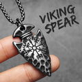 PENDRA Spear Compass Steel Necklace
