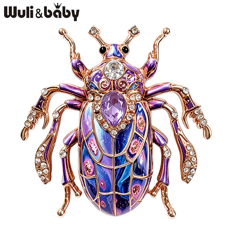 PENDRA Lucky Scarab Brooch