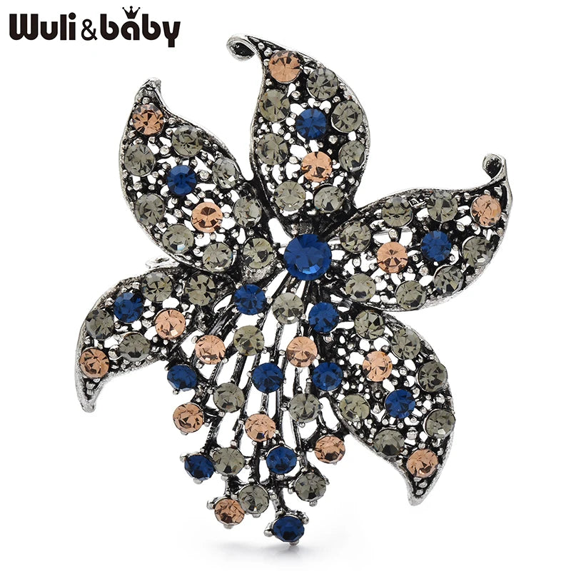 PENDRA Floravintage Vintage Luxury Flower Brooch